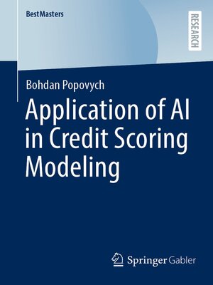 cover image of Application of AI in Credit Scoring Modeling